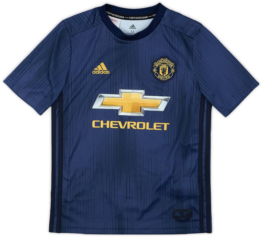 2018-19 Manchester United Third Shirt - 9/10 - (M.Boys)