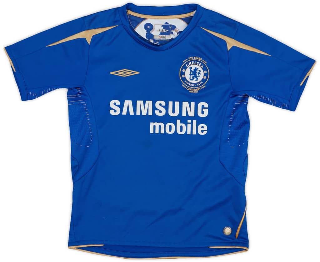 2005-06 Chelsea Centenary Home Shirt - 6/10 - (S.Boys)