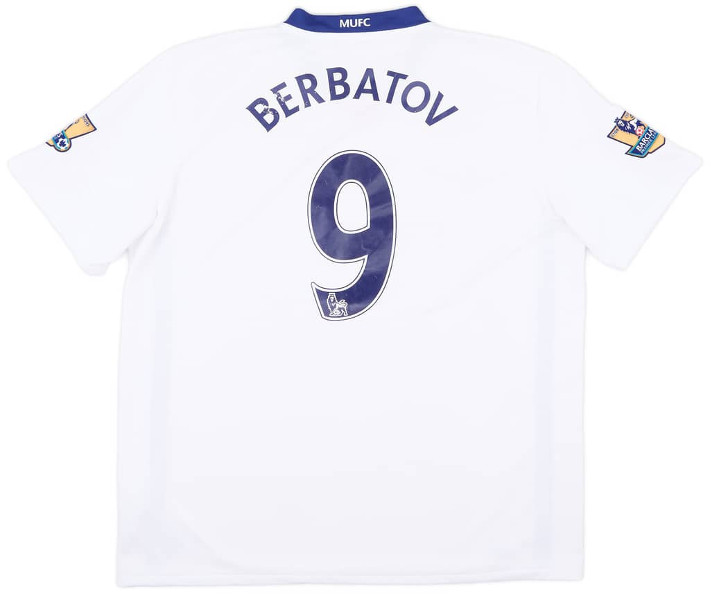 2008-10 Manchester United Away Shirt Berbatov #9 - 5/10 - (XL)