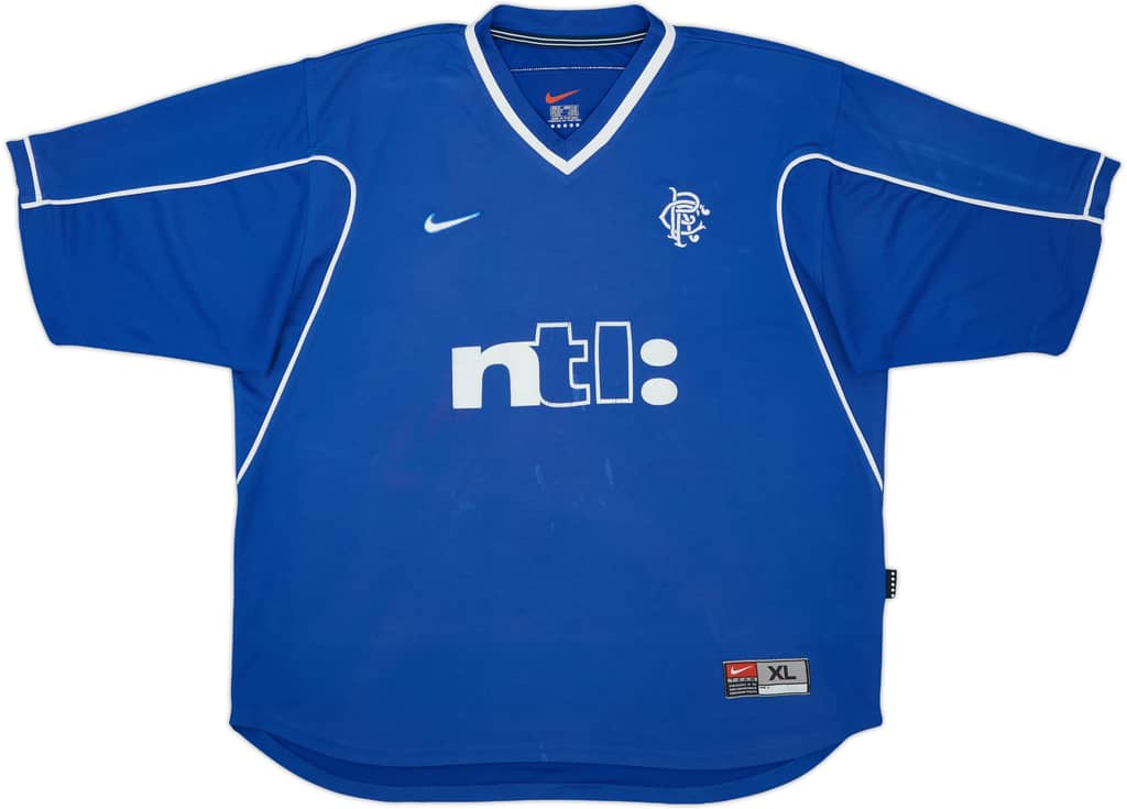 1999-01 Rangers Home Shirt - 6/10 - (XL)