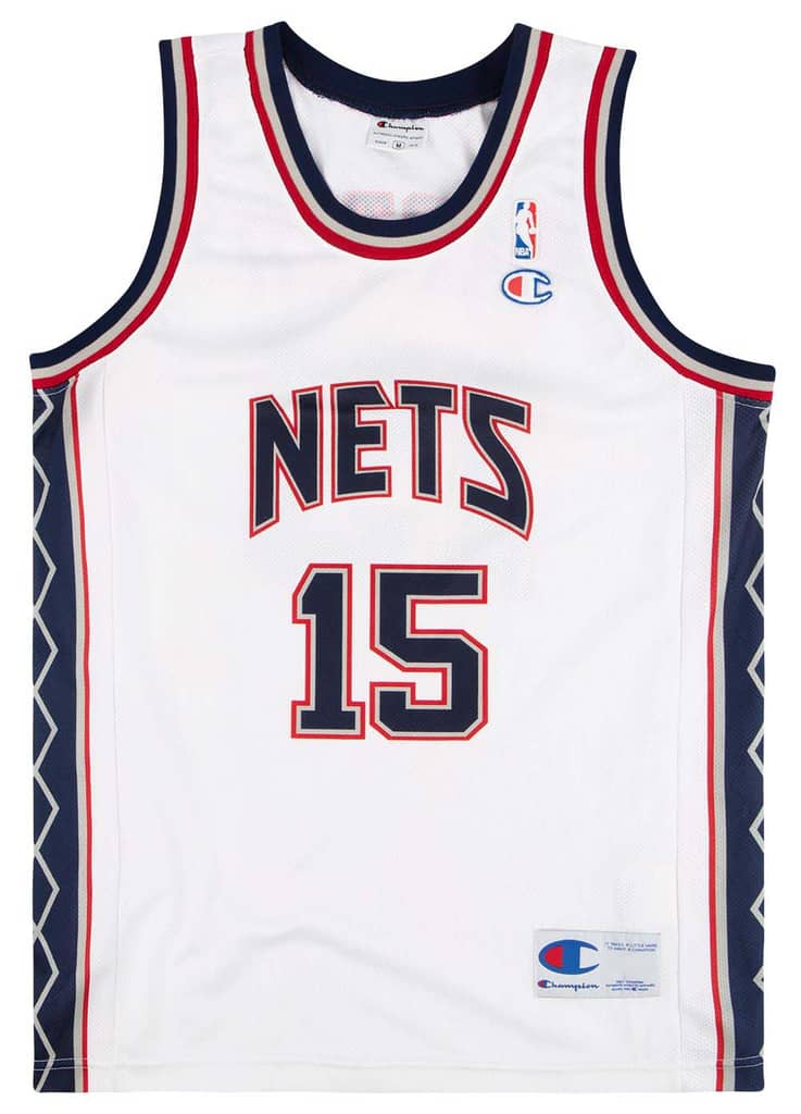 2004-09 New Jersey Nets Carter #15 Champion Jersey (Home) XS