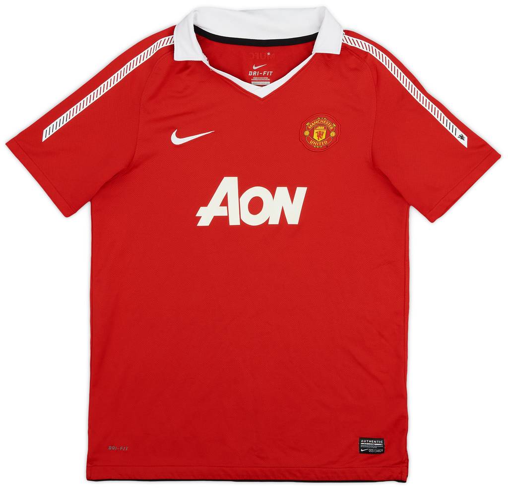 2010-11 Manchester United Home Shirt - 8/10 - (XL.Boys)
