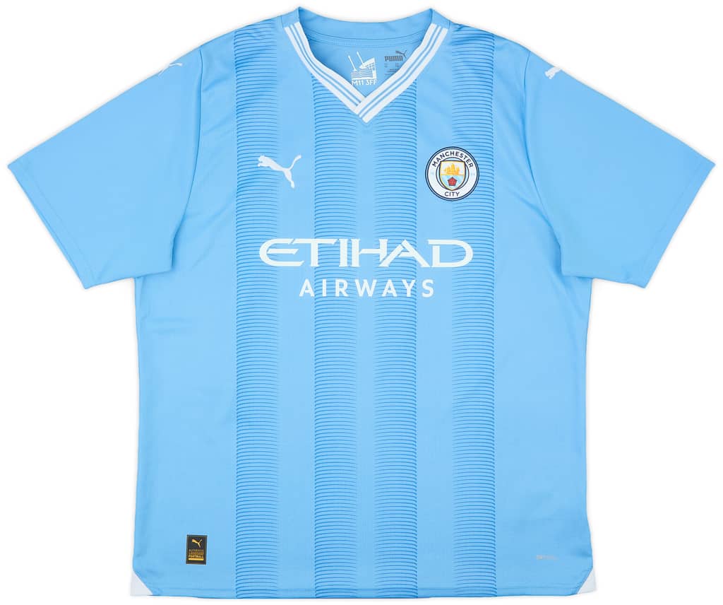 2023-24 Manchester City Home Shirt Haaland #9 - 10/10 - (XL)