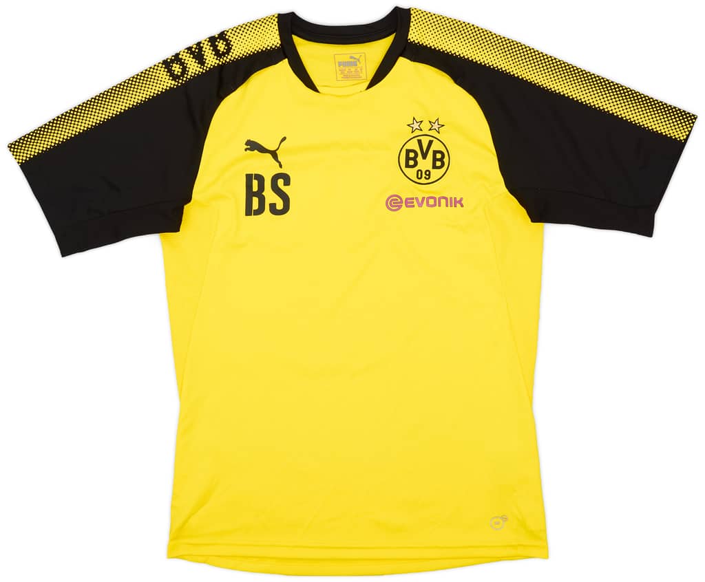 2017-18 Borussia Dortmund Staff Issue Puma Training Shirt 'BS' - 8/10 - (M)