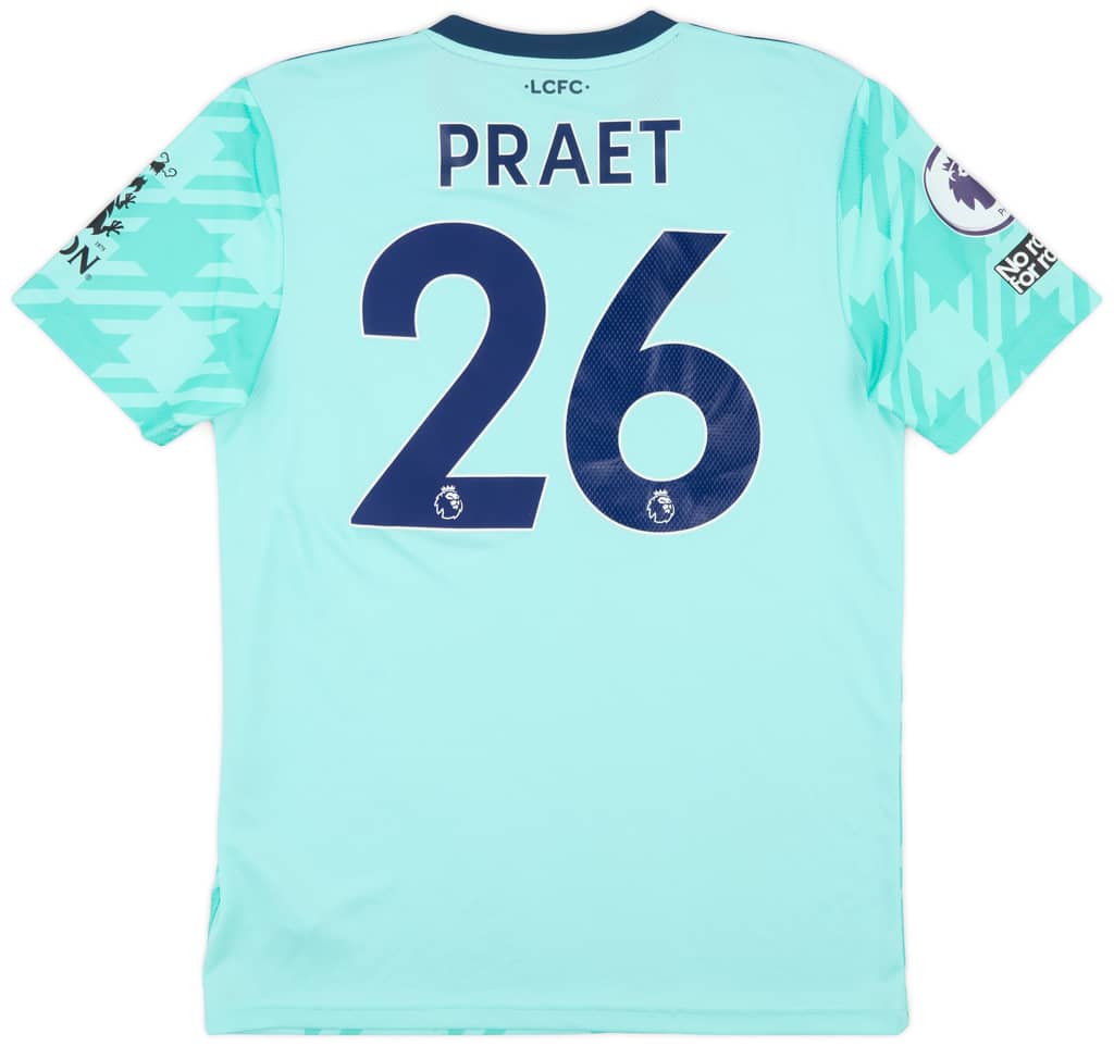 2021-22 Leicester Match Issue Away Shirt Praet #26