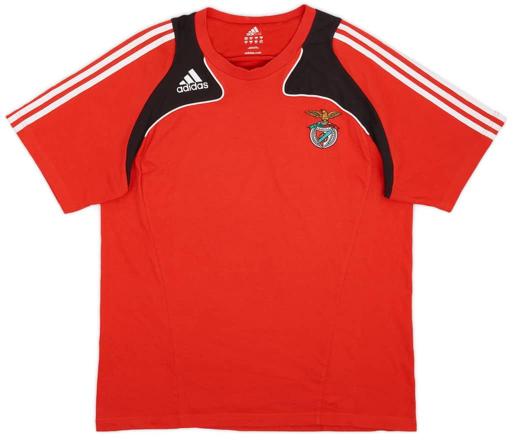 2008-09 Benfica adidas Cotton Tee - 9/10 - (XXL)
