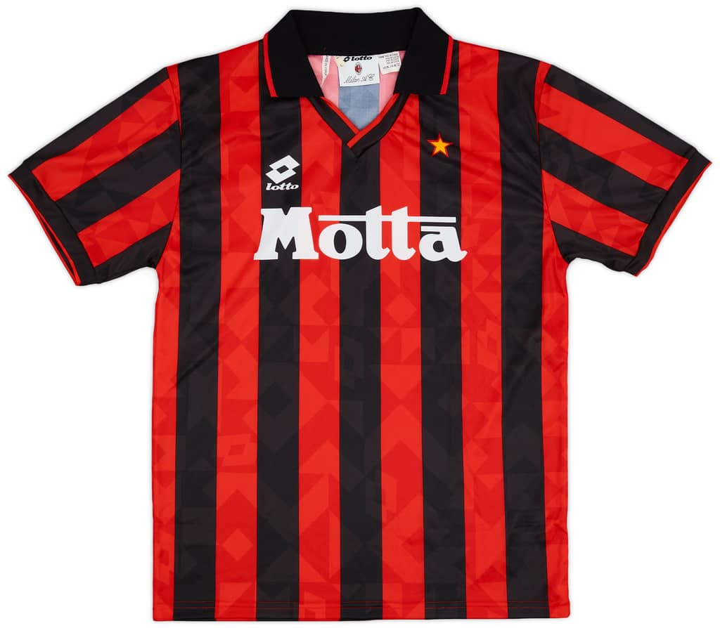 1994-95 AC Milan Home Shirt - 10/10 - (L)