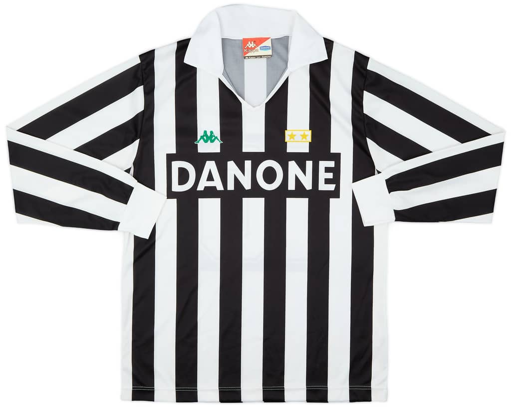 1992-94 Juventus Basic Home L/S Shirt #10 - 8/10 - (L)