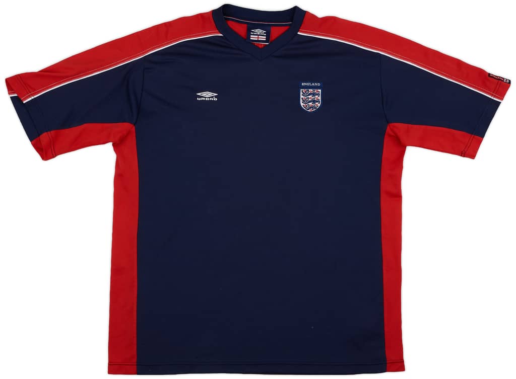 2002-03 England Umbro Training Shirt - 8/10 - (XXL)