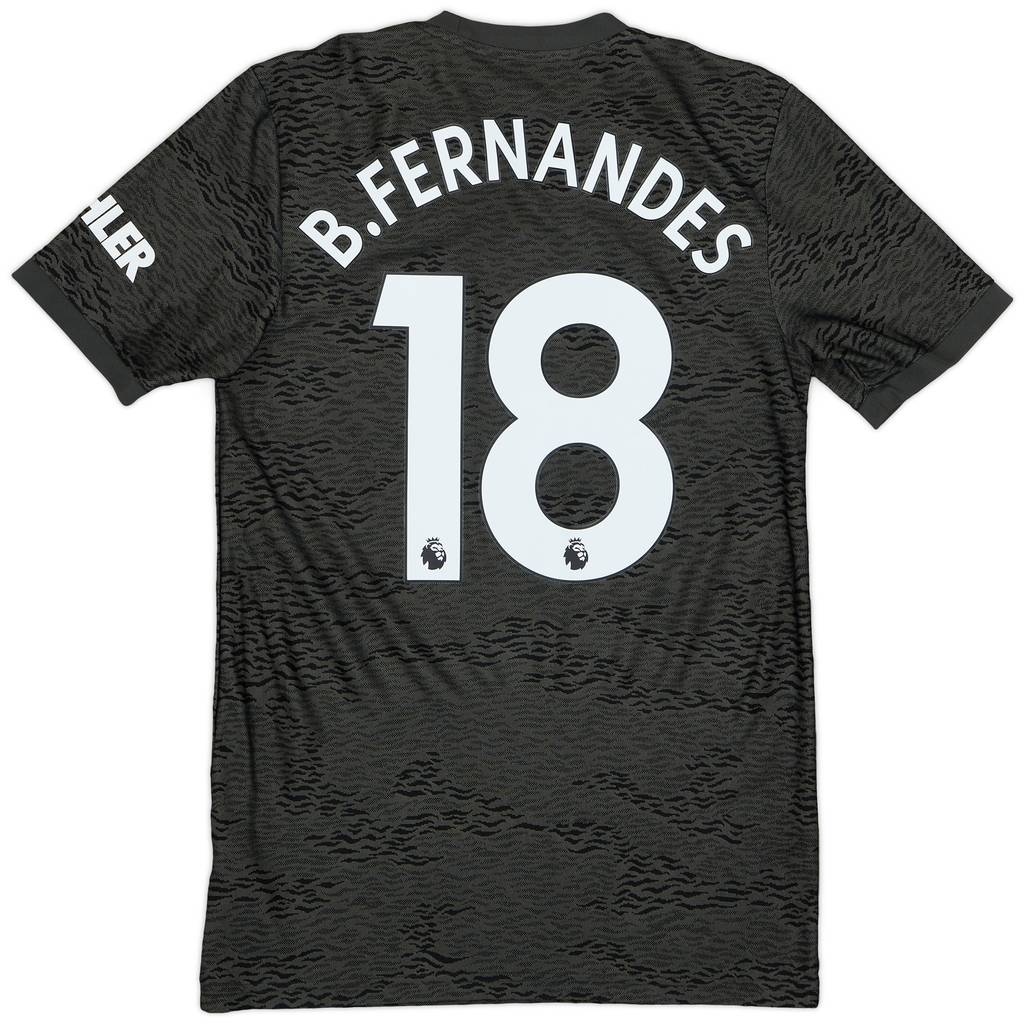 2020-21 Manchester United Away Shirt B.Fernandes #18 - 9/10 - (S)