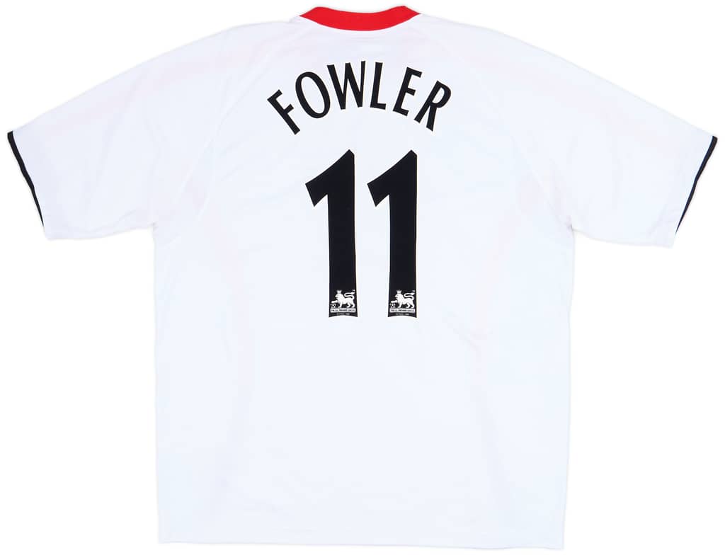 2005-06 Liverpool Away Shirt Fowler #11 - 9/10 - (XL)