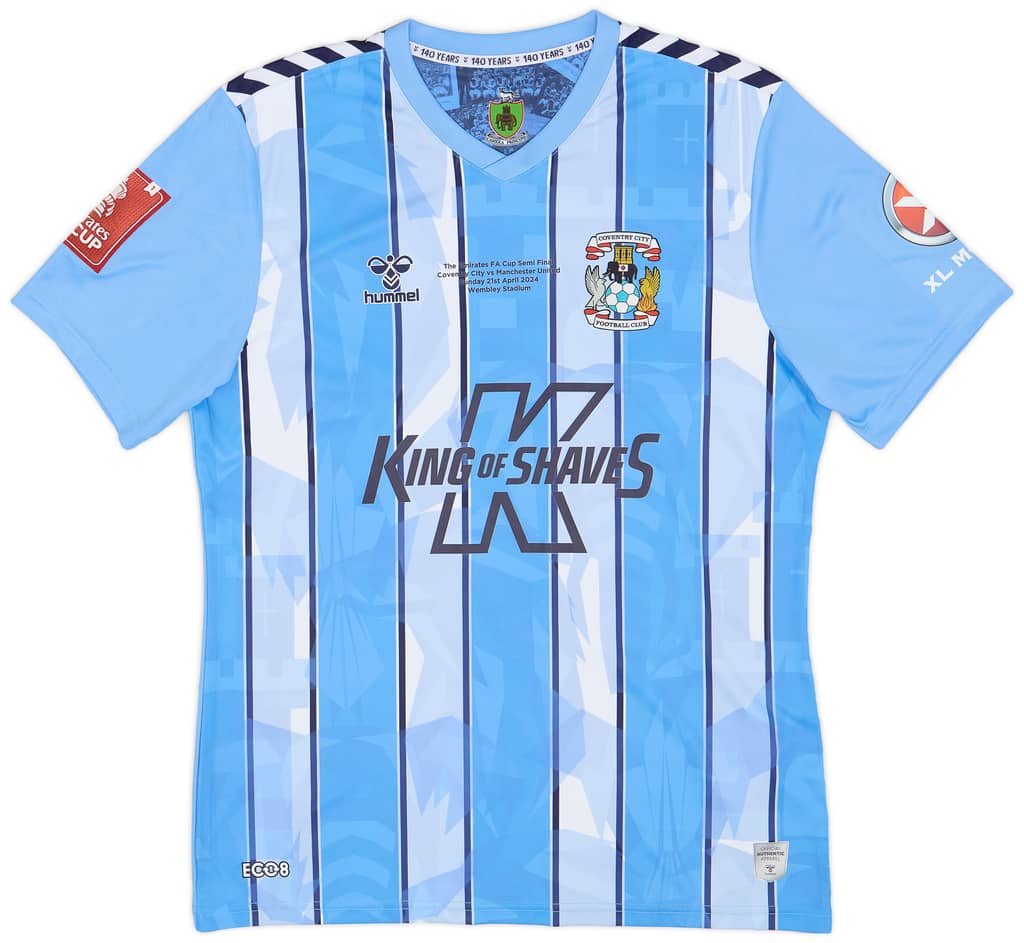 2023-24 Coventry FA Cup Match Issue van Ewijk #27 (v Man Utd)