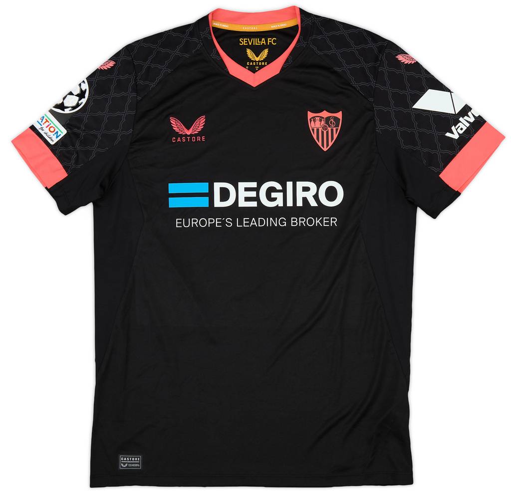 2022-23 Sevilla Match Issue Champions League Third Shirt J. Navas #16