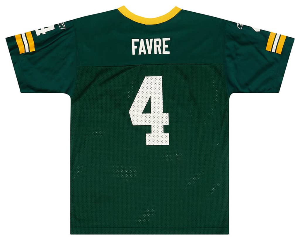 2005-06 Green Bay Packers Favre #4 Reebok Replica Jersey (Home) Y