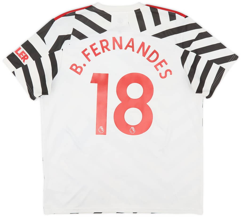 2020-21 Manchester United Third Shirt B.Fernandes #18 - 5/10 - (XL)
