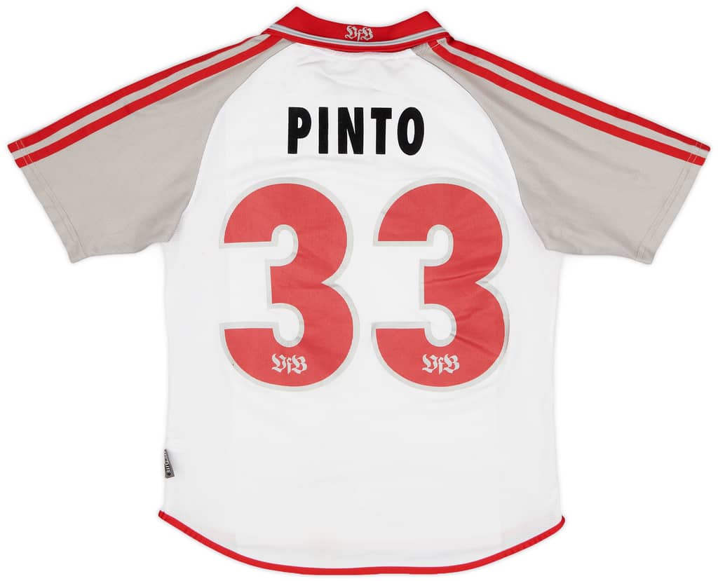 2000-02 Stuttgart Home Shirt Pinto #33 - 7/10 - (XL.Boys)