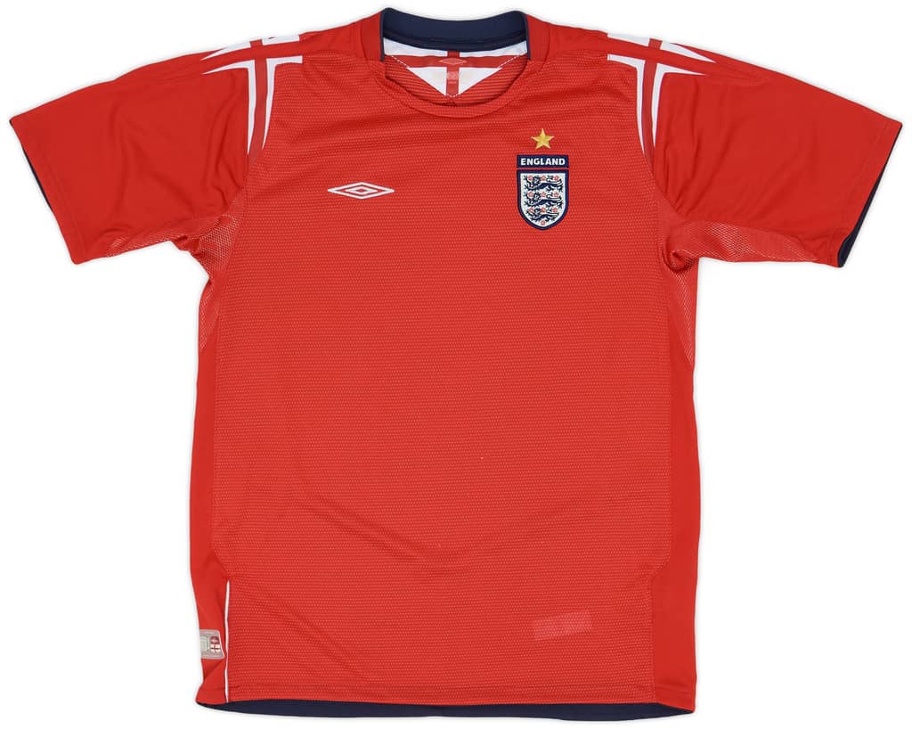 2004-06 England Away Shirt - 9/10 - (XL.Boys)