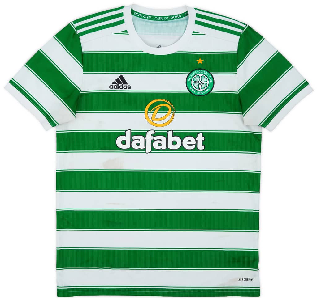 2021-22 Celtic Home Shirt - 6/10 - (M)