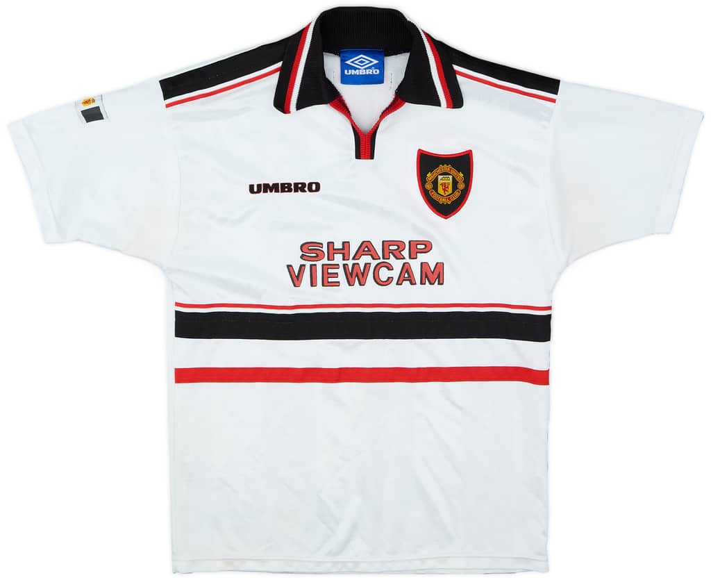 1997-99 Manchester United Away Shirt - 7/10 - (L.Boys)