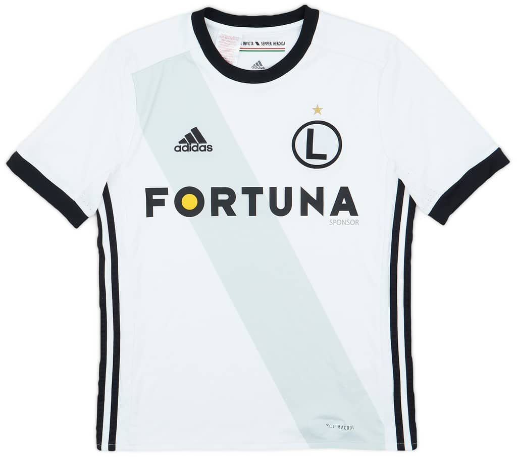 2017-18 Legia Warsaw Home Shirt - 9/10 - (L.Boys)