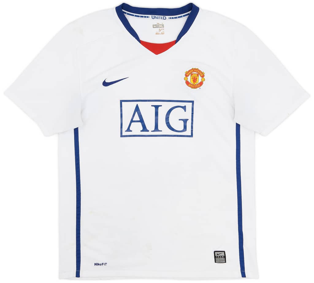 2008-10 Manchester United Away Shirt - 5/10 - (XL.Boys)
