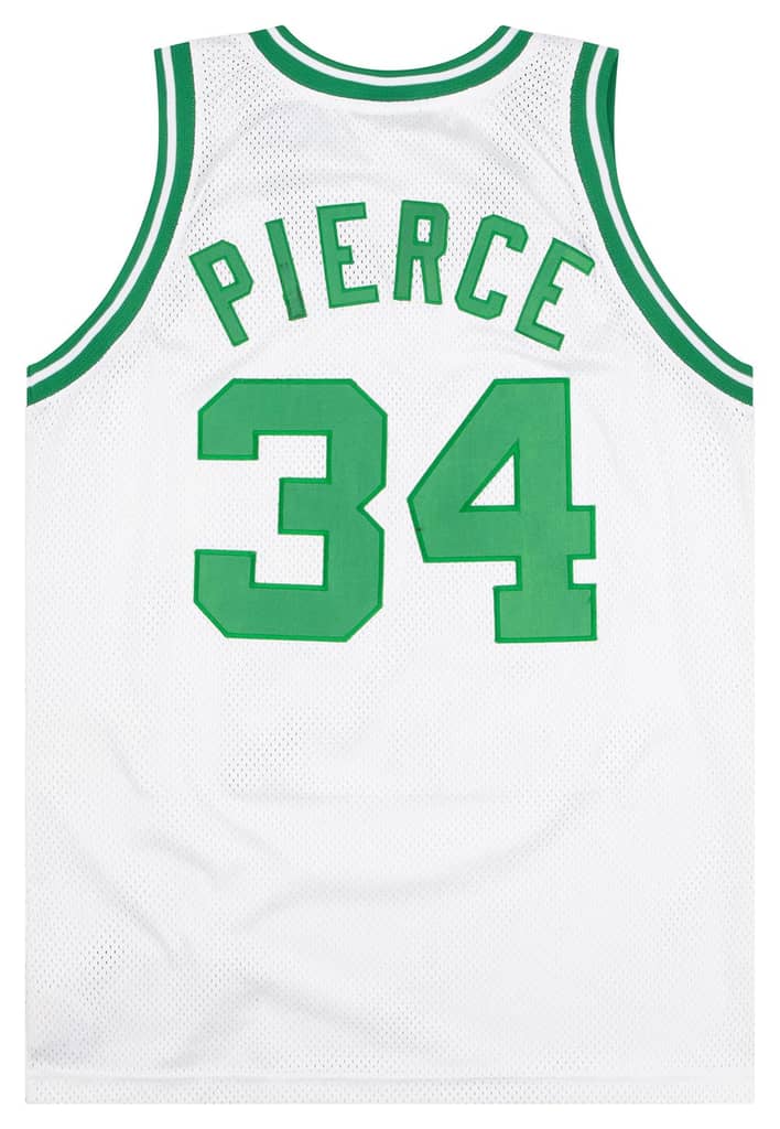 1998-10 Authentic Boston Celtics Pierce #34 Champion Jersey (Home) M