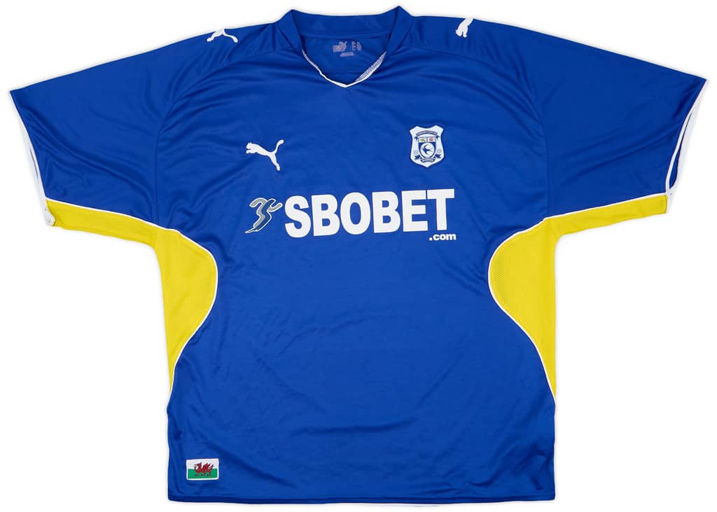 2009-10 Cardiff Home Shirt - 8/10 - (XL)