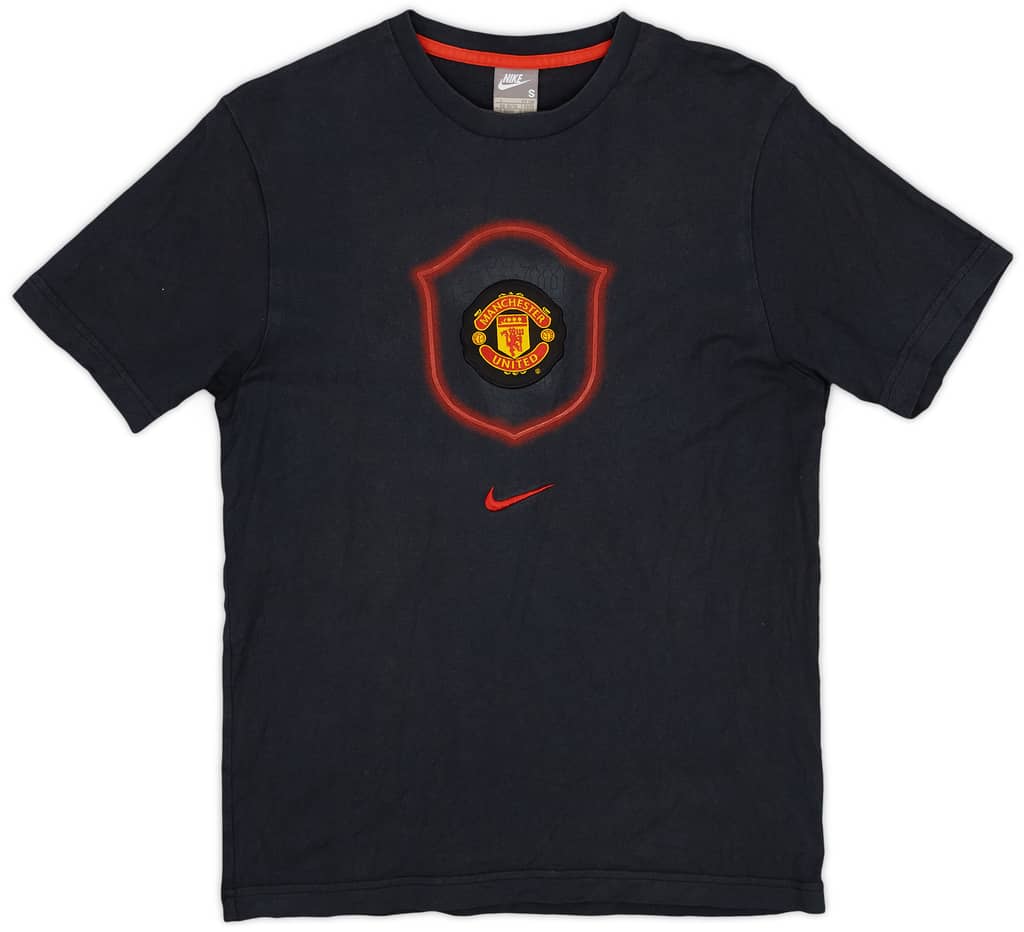 2007-08 Manchester United Nike Cotton Tee - 7/10 - (S)