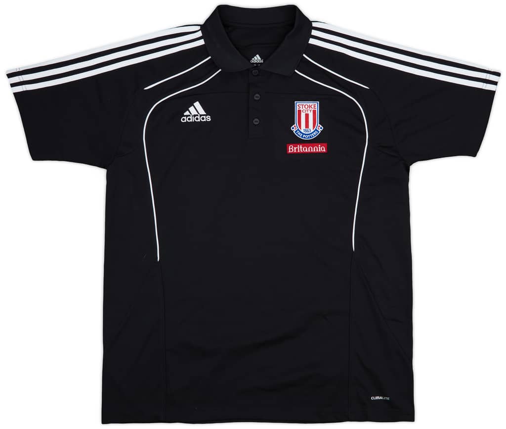 2010-11 Stoke adidas Polo Shirt - 8/10 - (XXL)
