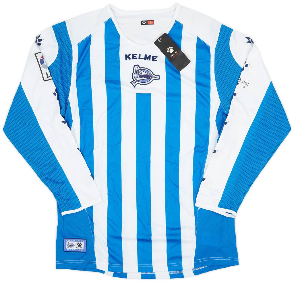 2006-07 Alaves Home L/S Shirt (L)