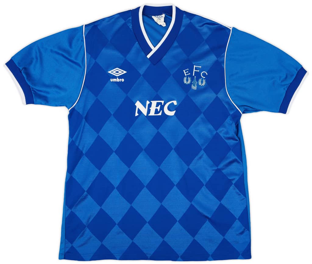 1986-89 Everton Home Shirt - 9/10 - (L)