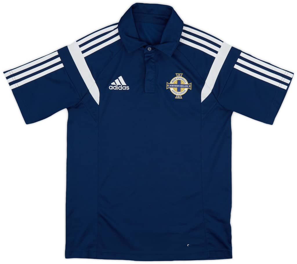 2013-14 Northern Ireland adidas Polo Shirt - 8/10 - (S)