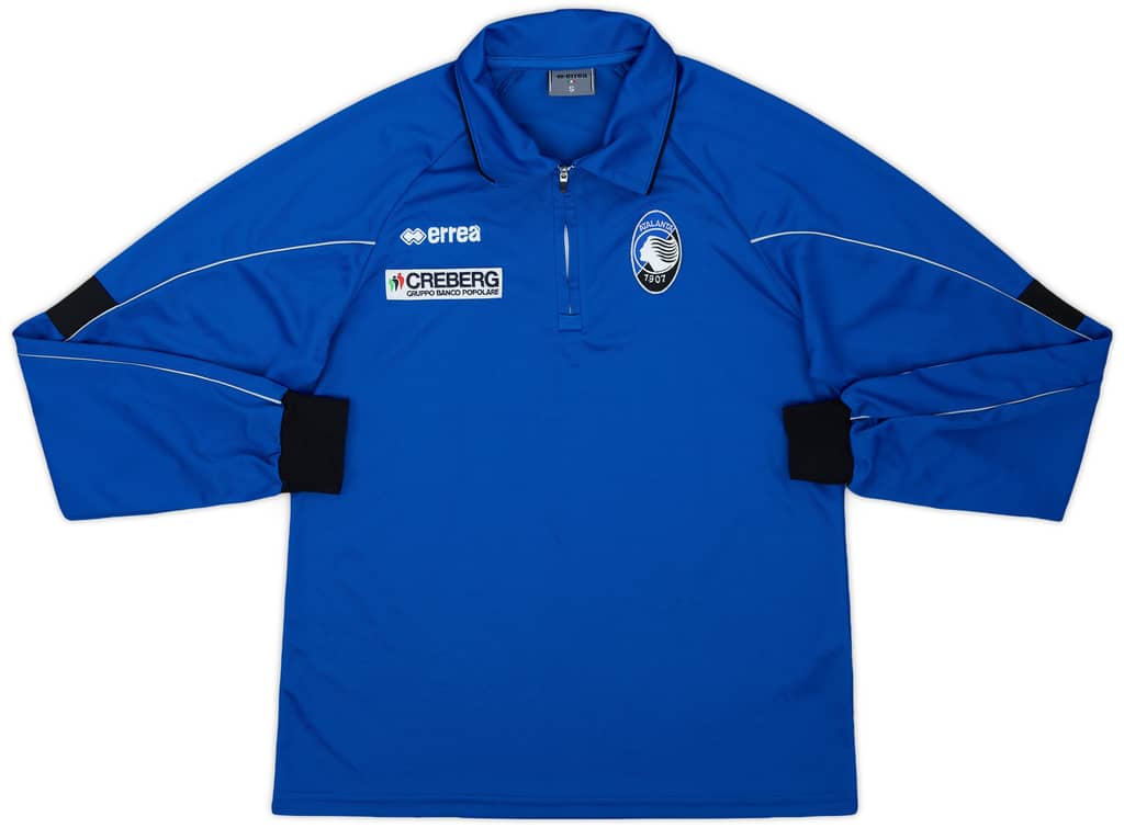 2008-09 Atalanta Errea 1/4 Zip Polo L/S Shirt - 9/10 - (S)