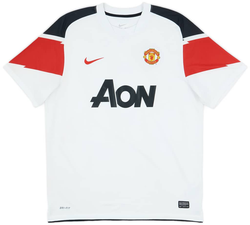 2010-12 Manchester United Away Shirt Evra #3 - 5/10 - (L)