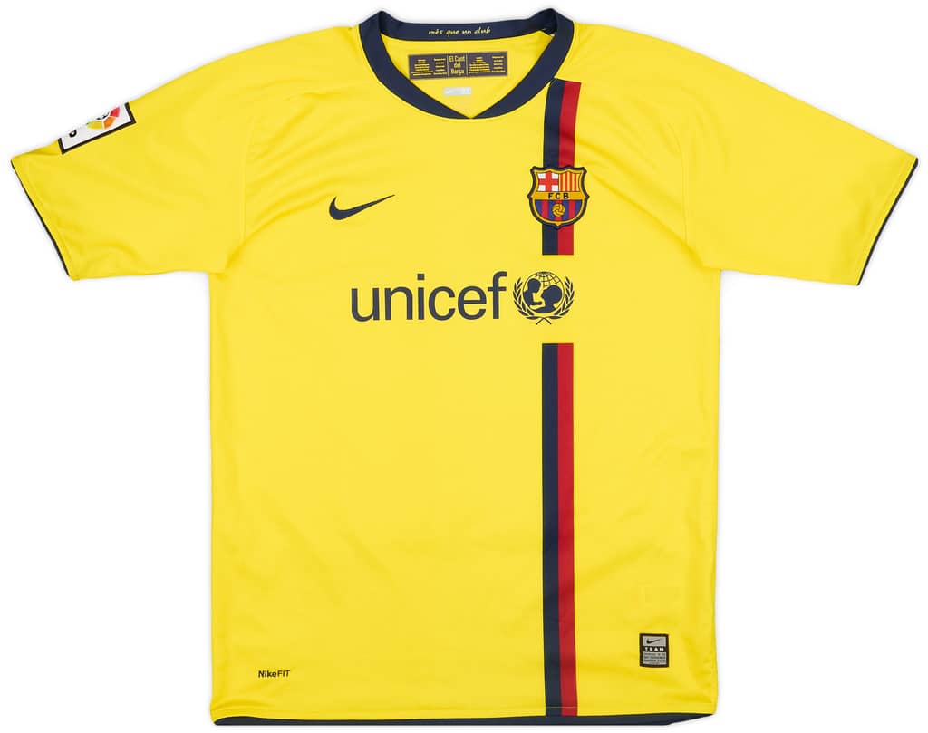 2008-10 Barcelona Away Shirt - 5/10 - (XL.Boys)