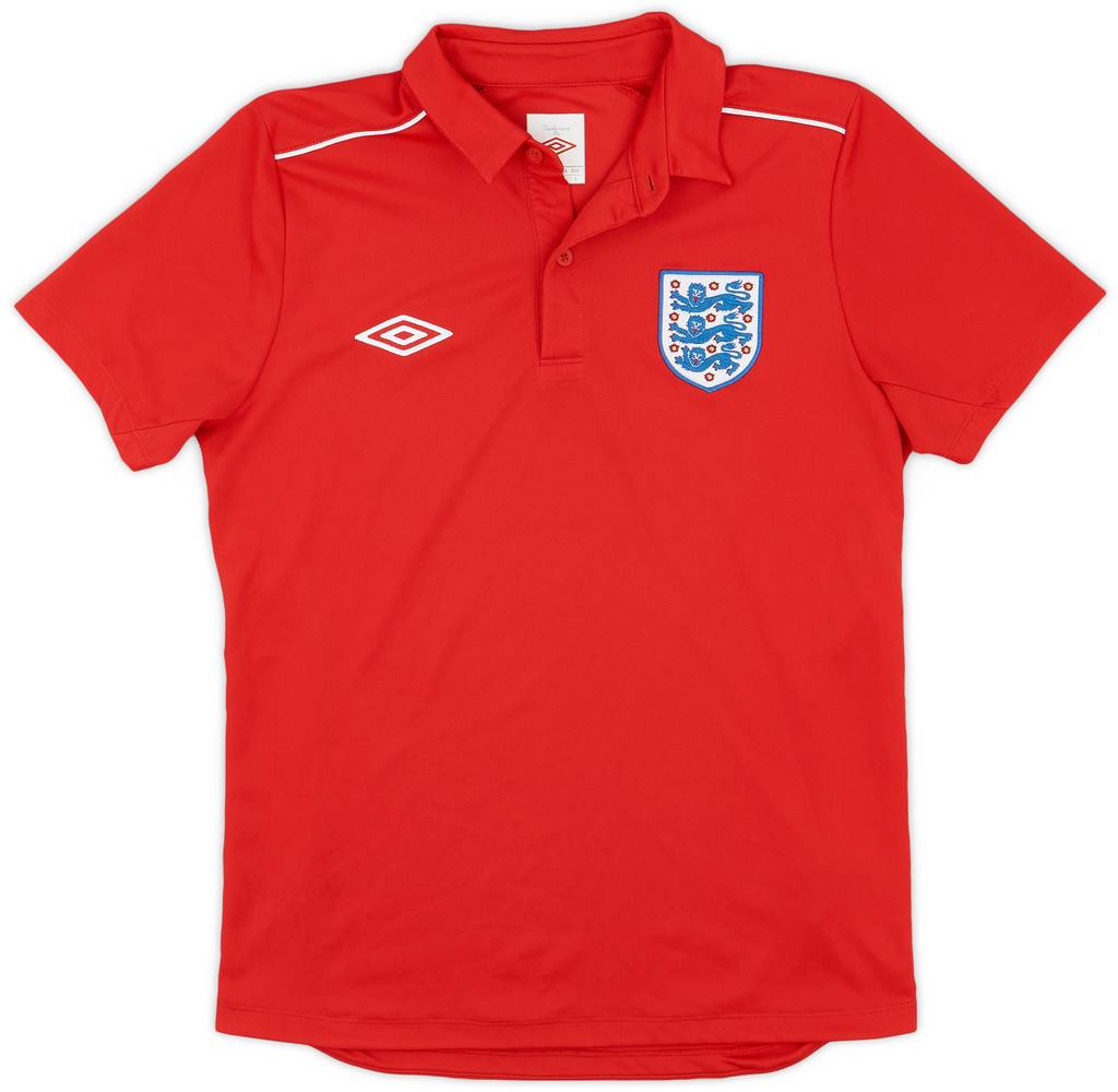 2010-11 England Umbro Polo Shirt - 9/10 - (S)