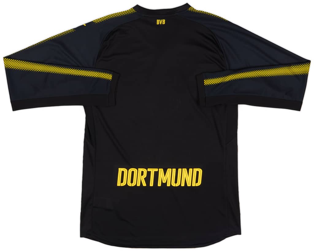 2017-18 Borussia Dortmund Player Issue Away L/S Shirt
