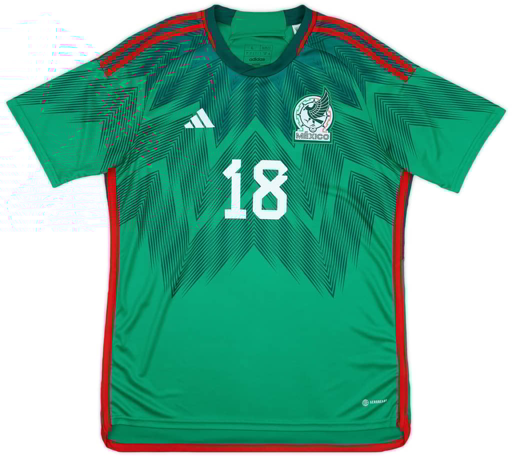 2022-23 Mexico Home Shirt A.Guardado #18 - As New