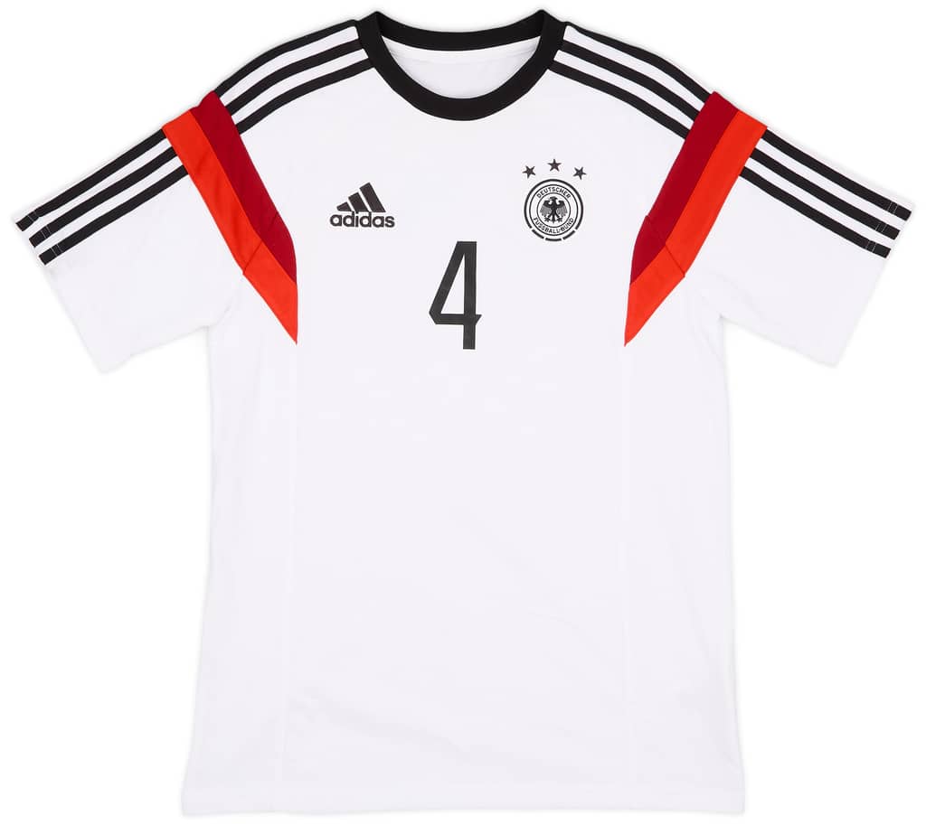 2013-14 Germany adidas Training Tee #4 - 9/10 - (S)