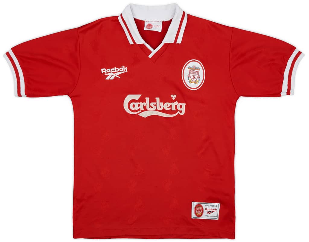 1996-97 Liverpool Home Shirt - 7/10 - (Y)
