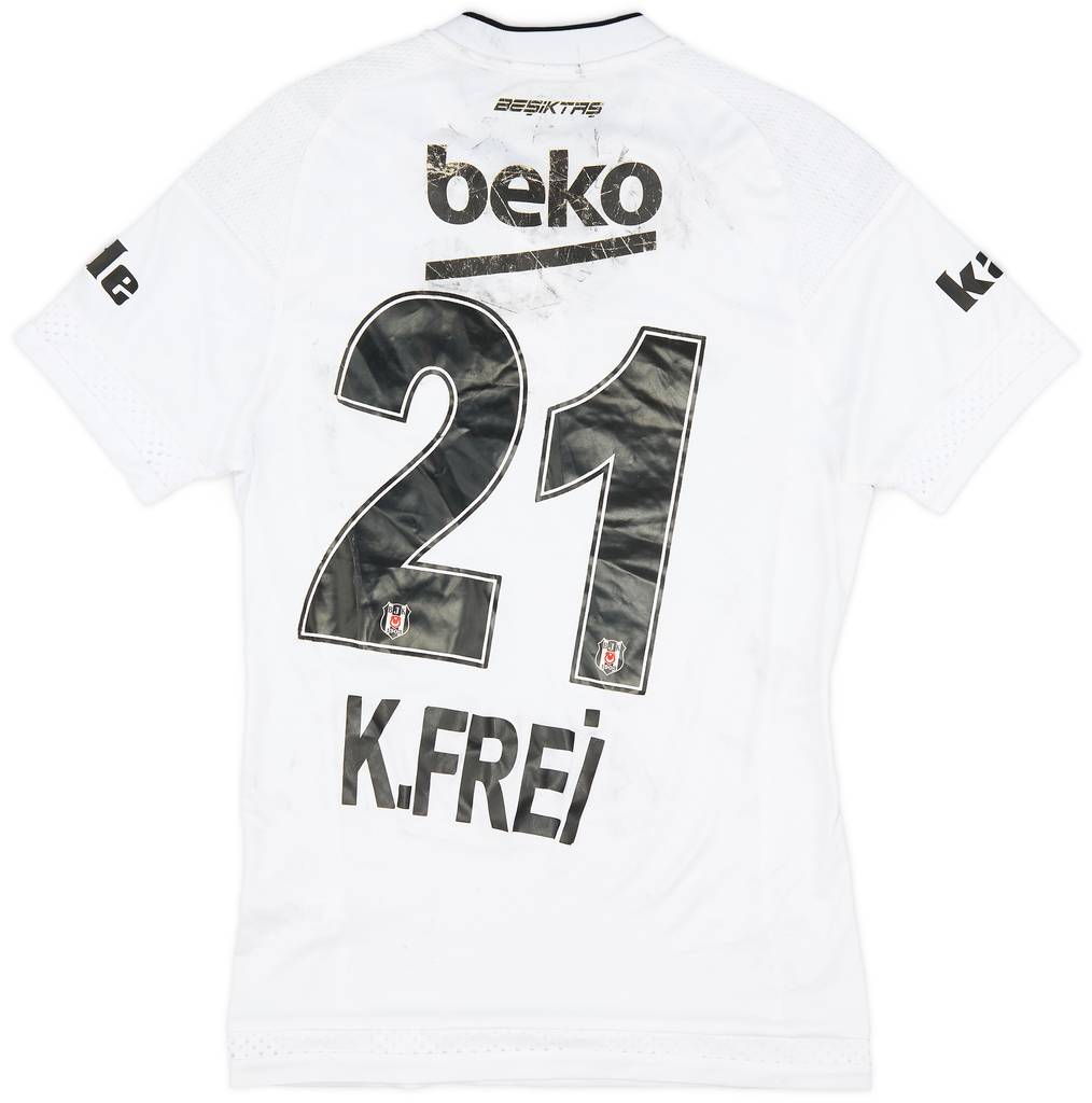 2015-16 Besiktas Home Shirt K.Frei #21 - 4/10 - (S)
