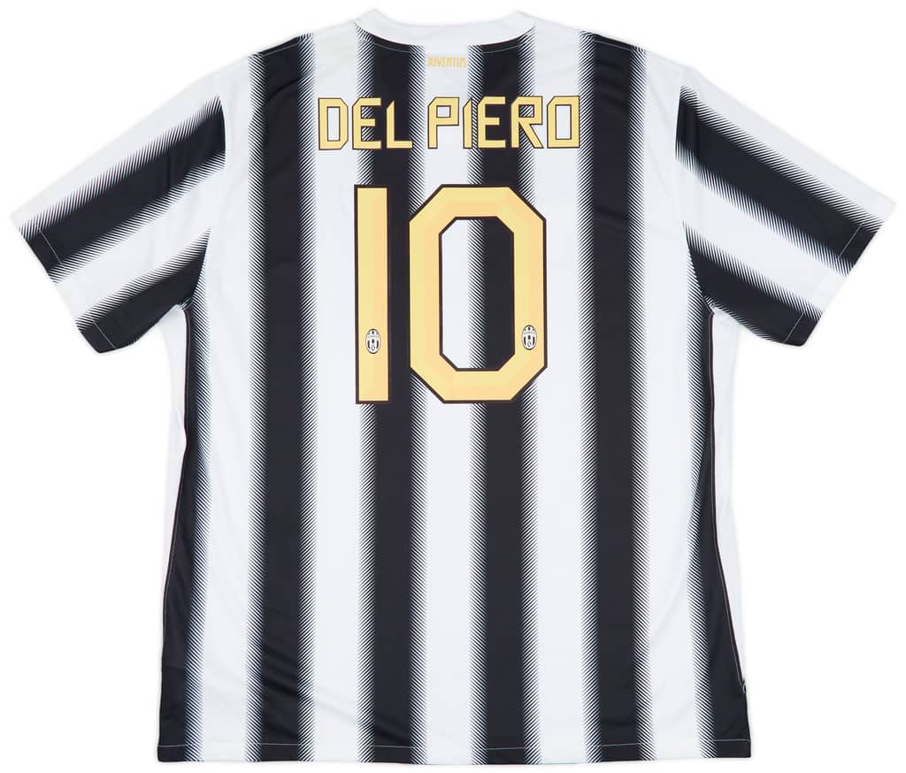 2011-12 Juventus Home Shirt Del Piero #10 (XXL)