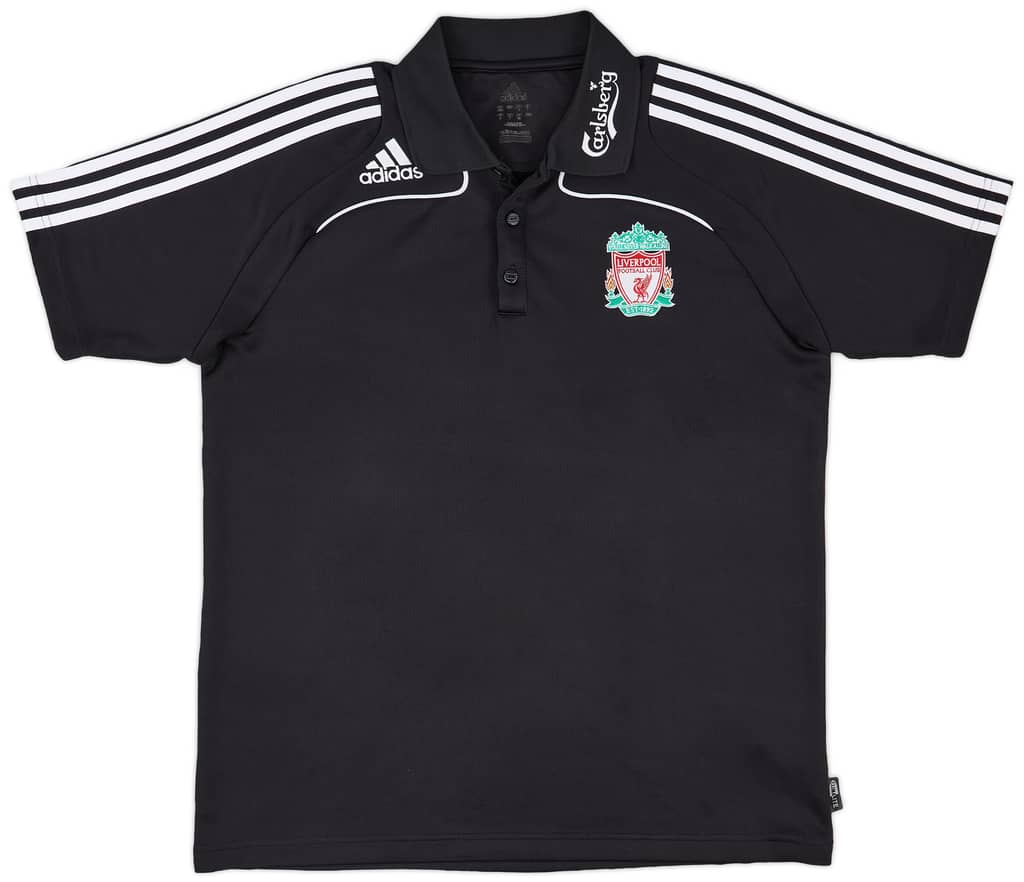 2008-09 Liverpool adidas Polo Shirt - 8/10 - (M/L)