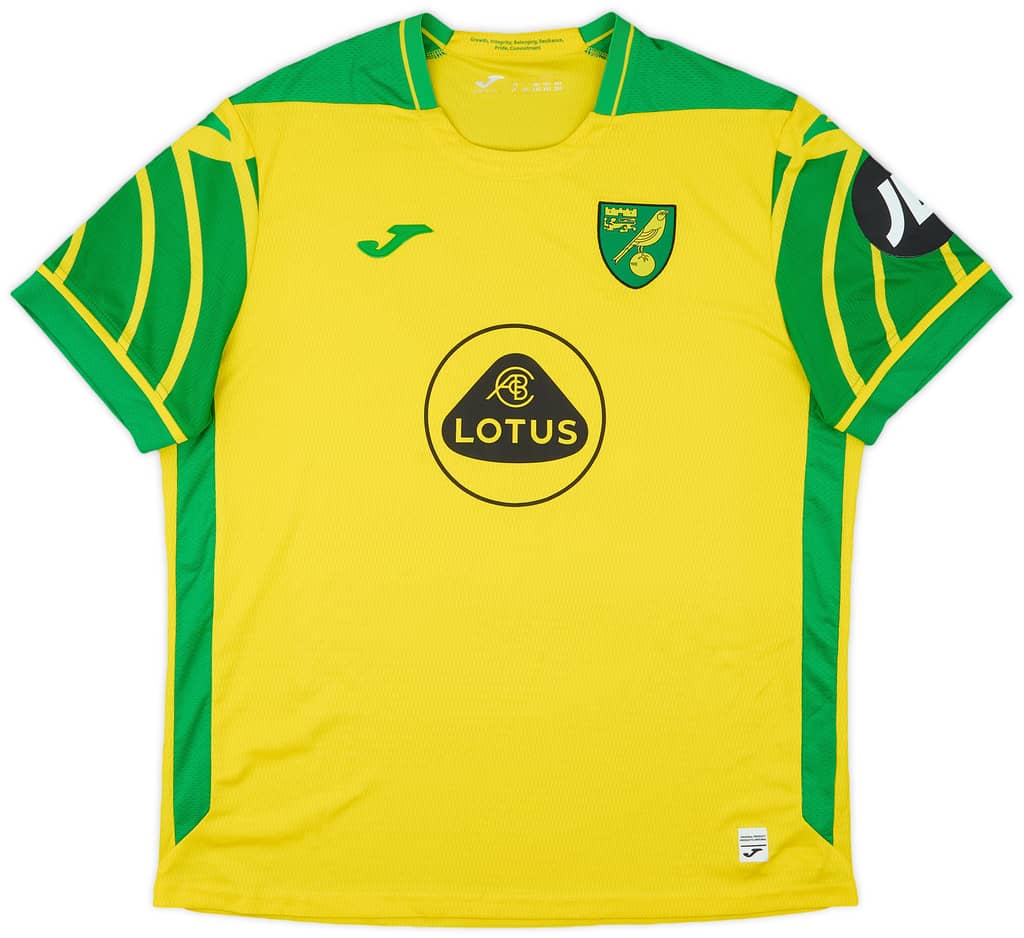 2021-22 Norwich Home Shirt - 8/10 - (XXL)