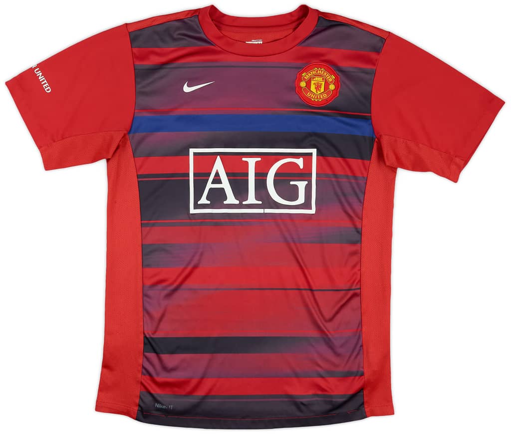 2008-09 Manchester United Nike Training Shirt - 7/10 - (M)