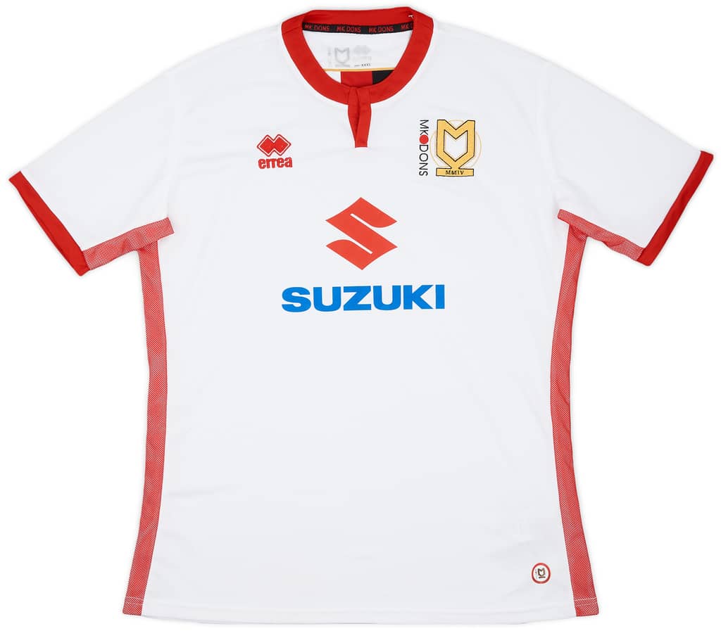 2017-18 MK Dons Home Shirt - 8/10 - (3XL)
