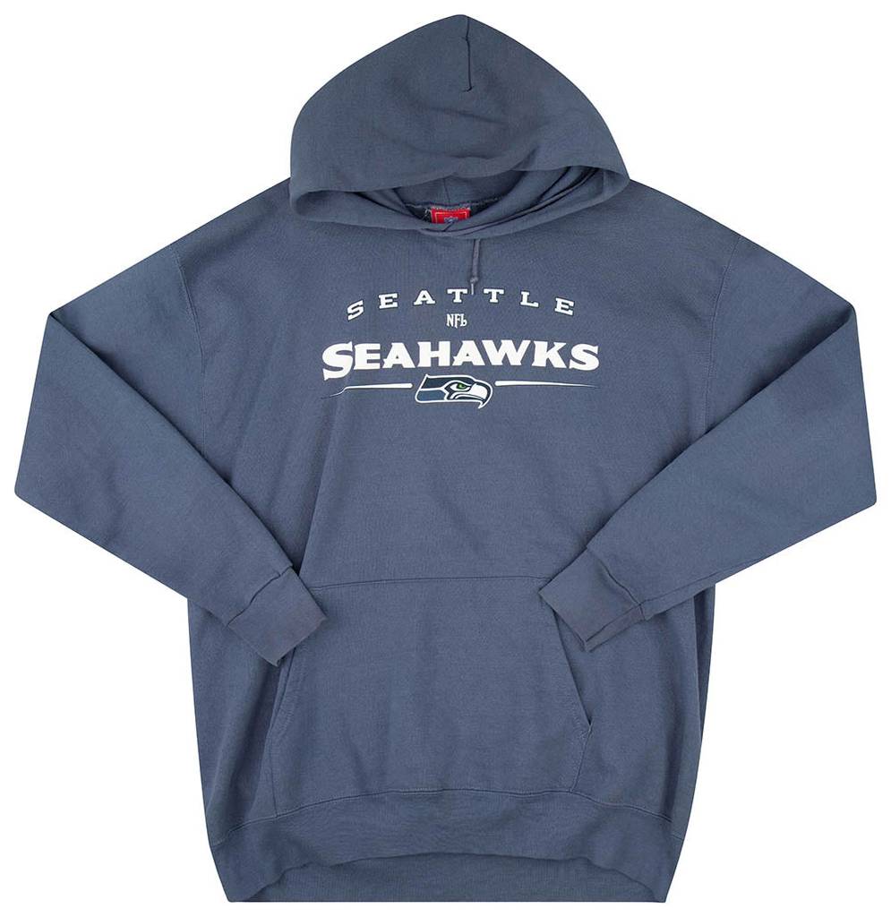 2000s Seatlle Seahawks NFL Hooded Sweat Top L