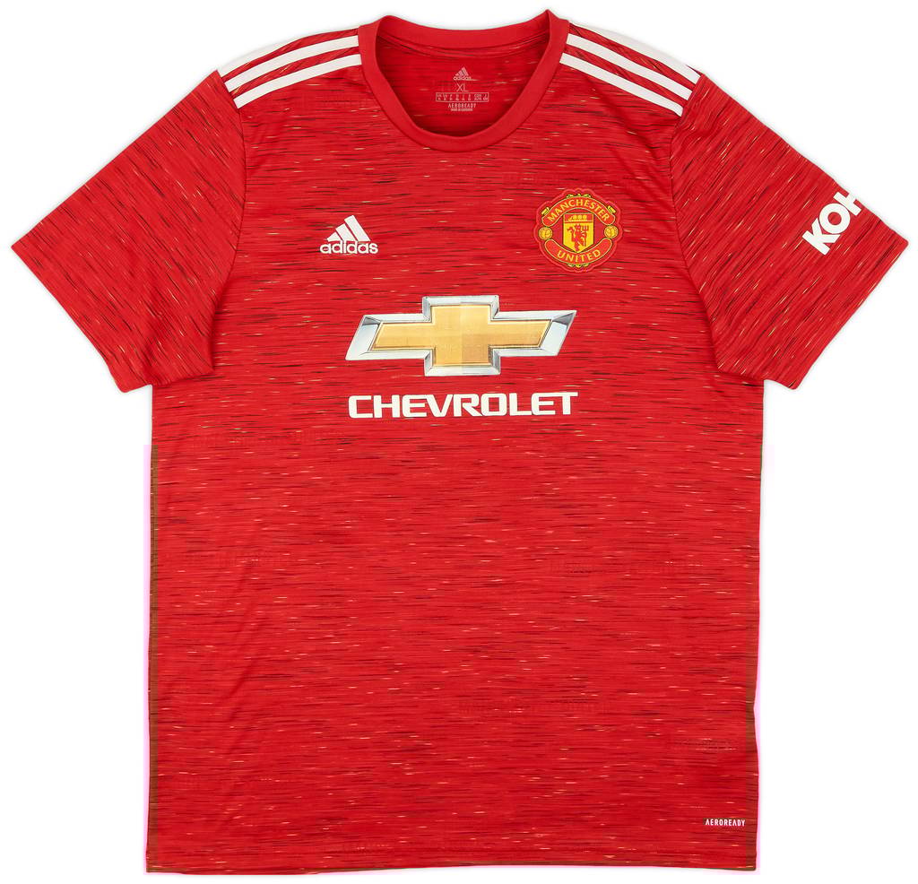 2020-21 Manchester United Home Shirt B.Fernandes #18 - 6/10 - (XL)