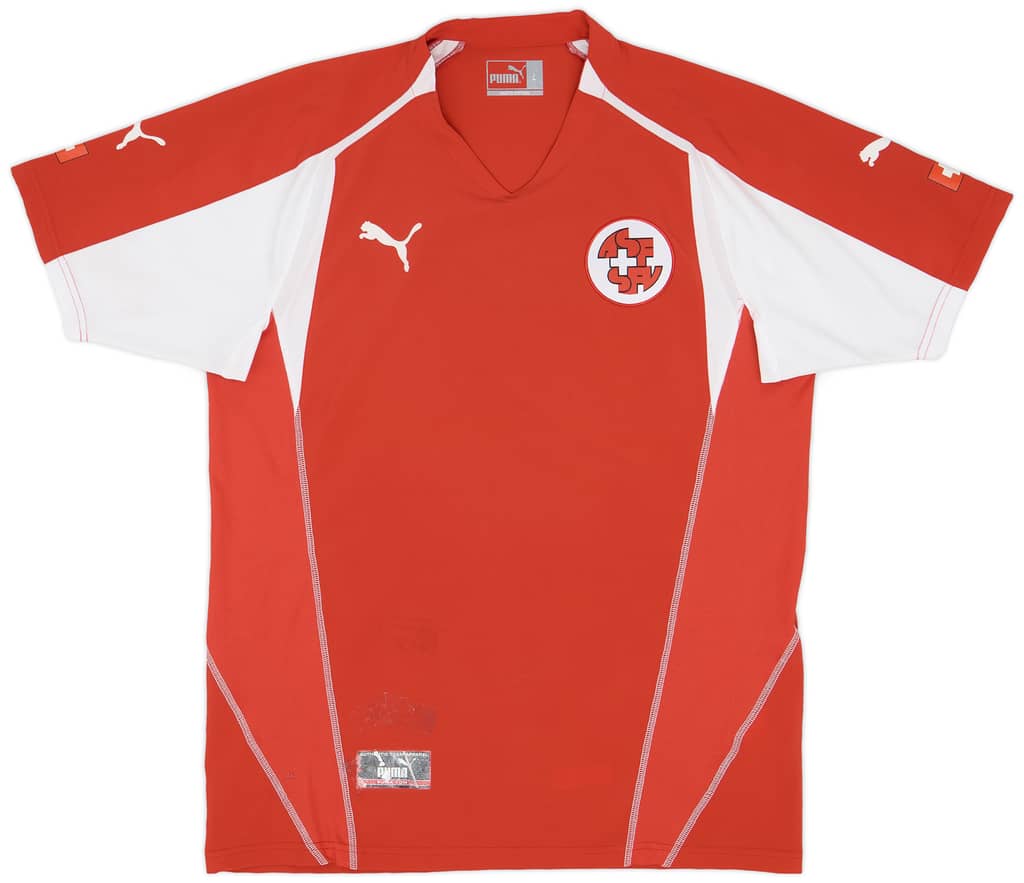 2004-06 Switzerland Home Shirt - 6/10 - (L)