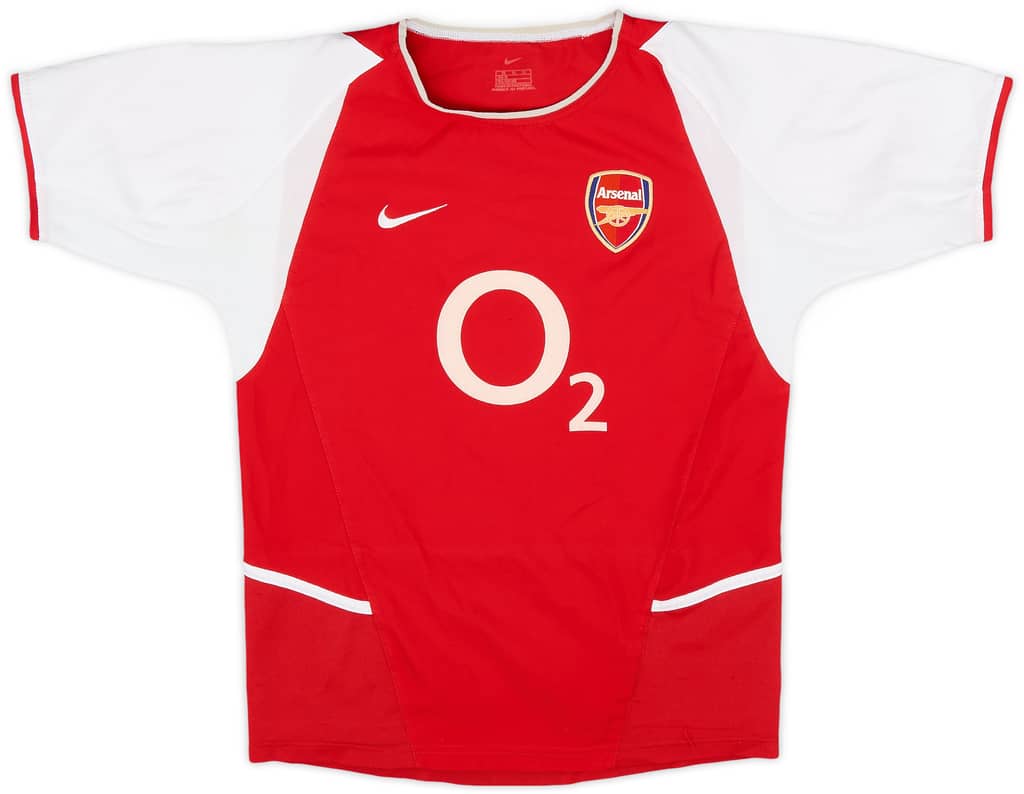 2002-04 Arsenal Home Shirt - 8/10 - (M.Boys)